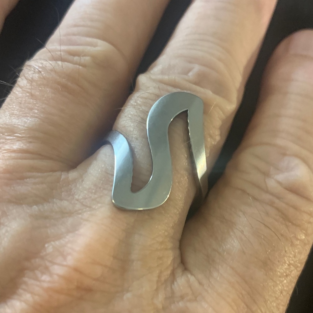 Silver Wave Ring Bogo